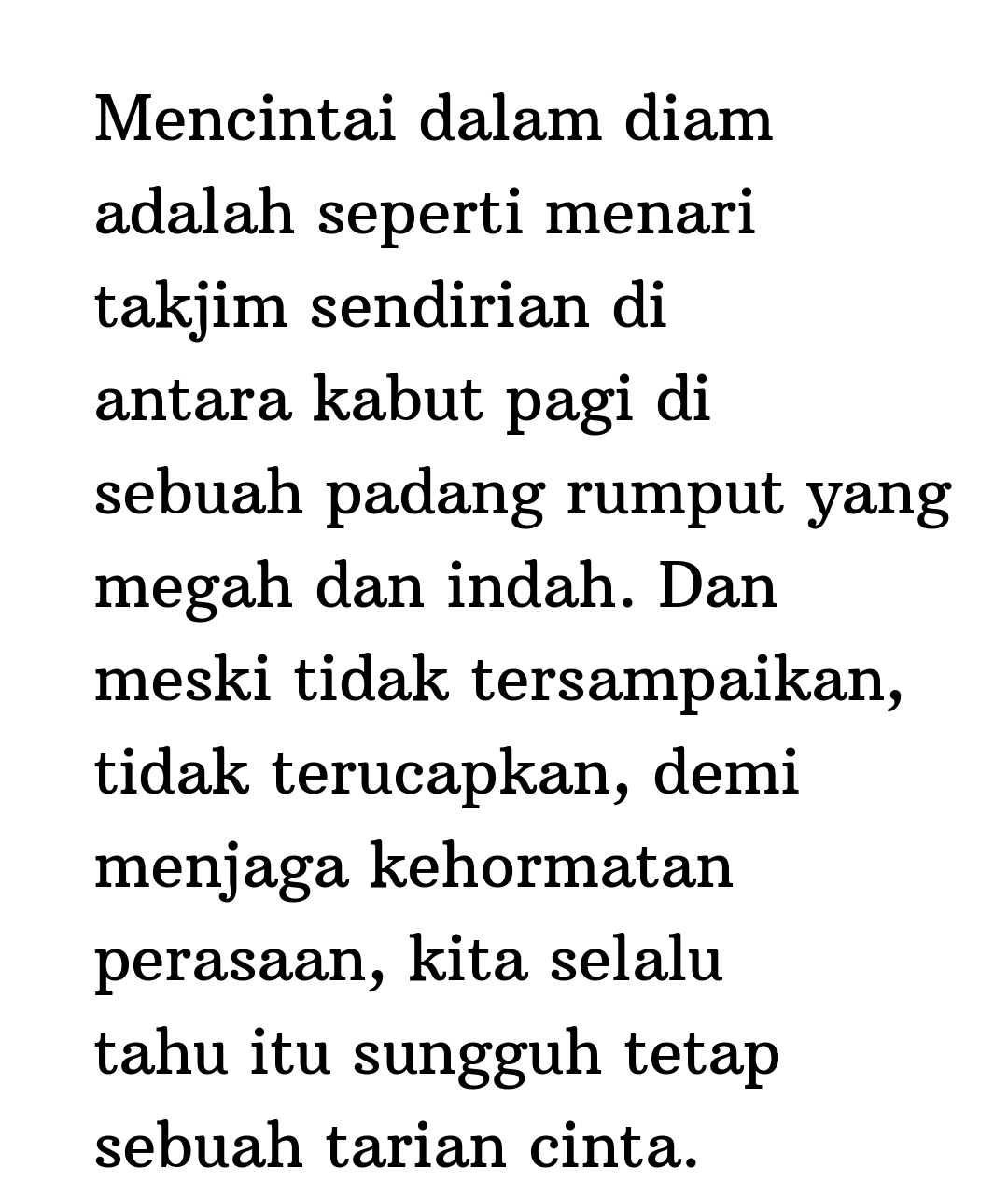 Kata Status Cinta Romantis Mencintai Dalam Diam Adalah Seperti