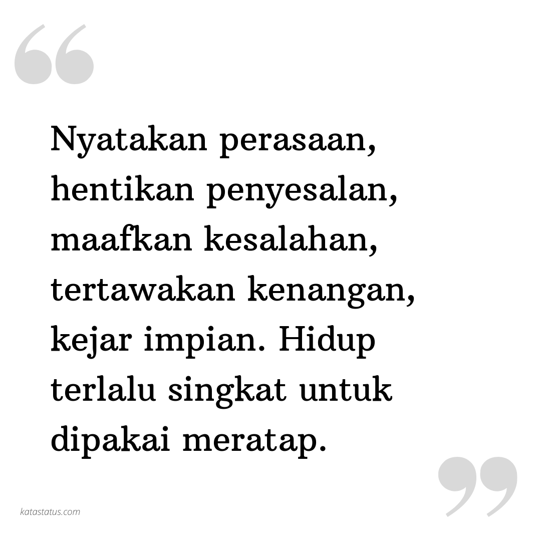 Kata Status Fiersa Besari Nyatakan Perasaan